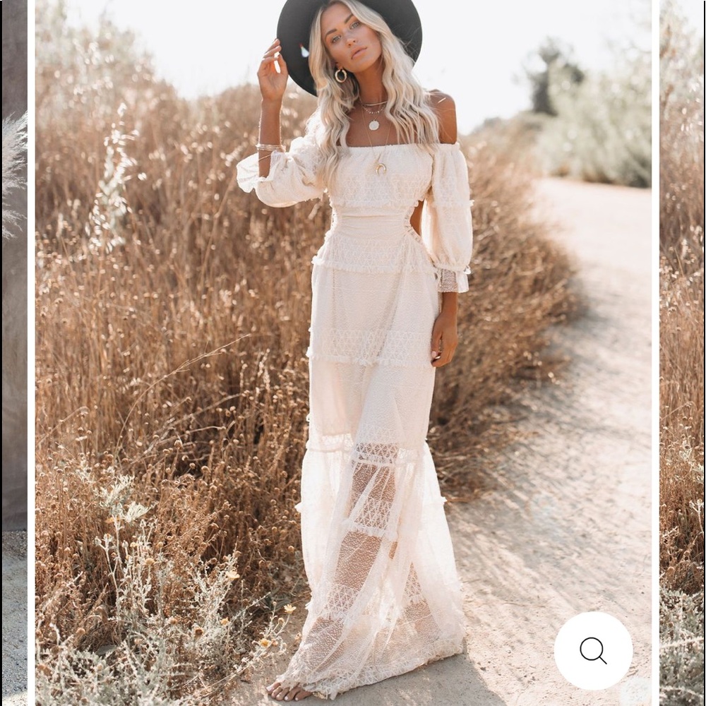 Off the shoulder porsha Vici dress. New with tags!